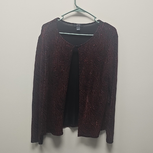 Dress Barn Tops - Dress Barn Black and Red Women's Top